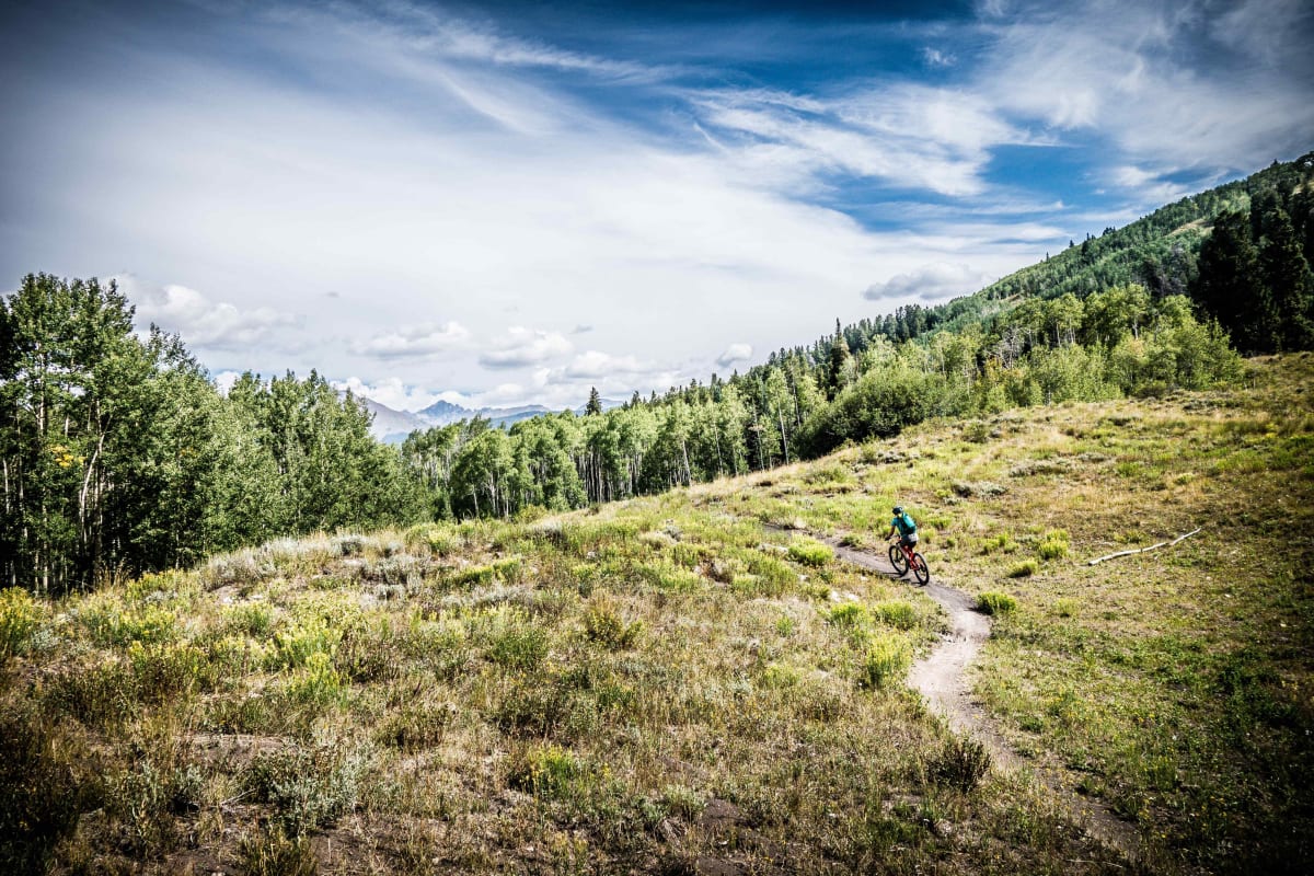 VTT depuis Les Adrets et beaux paysages de montagne - Les Adrets