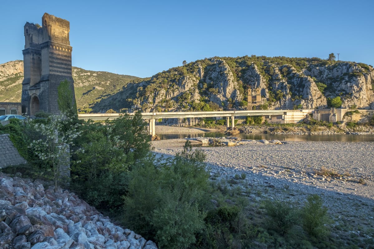 Randonnée au départ du pont de Mirabeau - Mirabeau