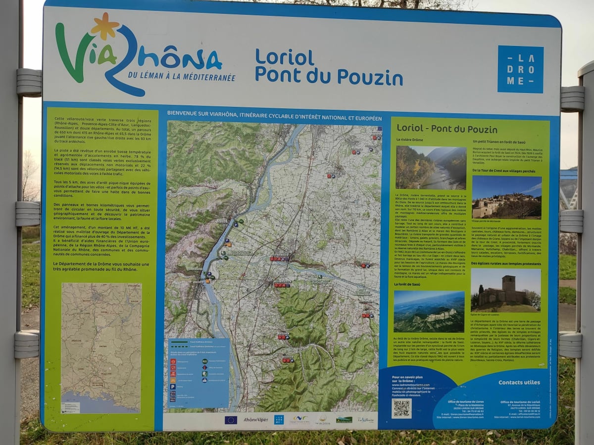 Via Rhona Le Pouzin - Le Pouzin