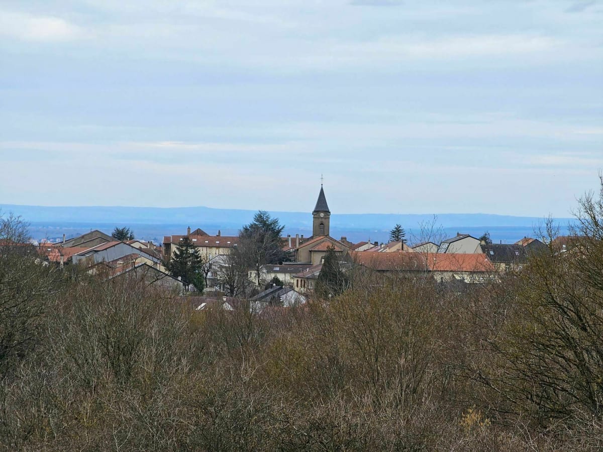 Sur les hauteurs de Malancourt en VTT - Luc