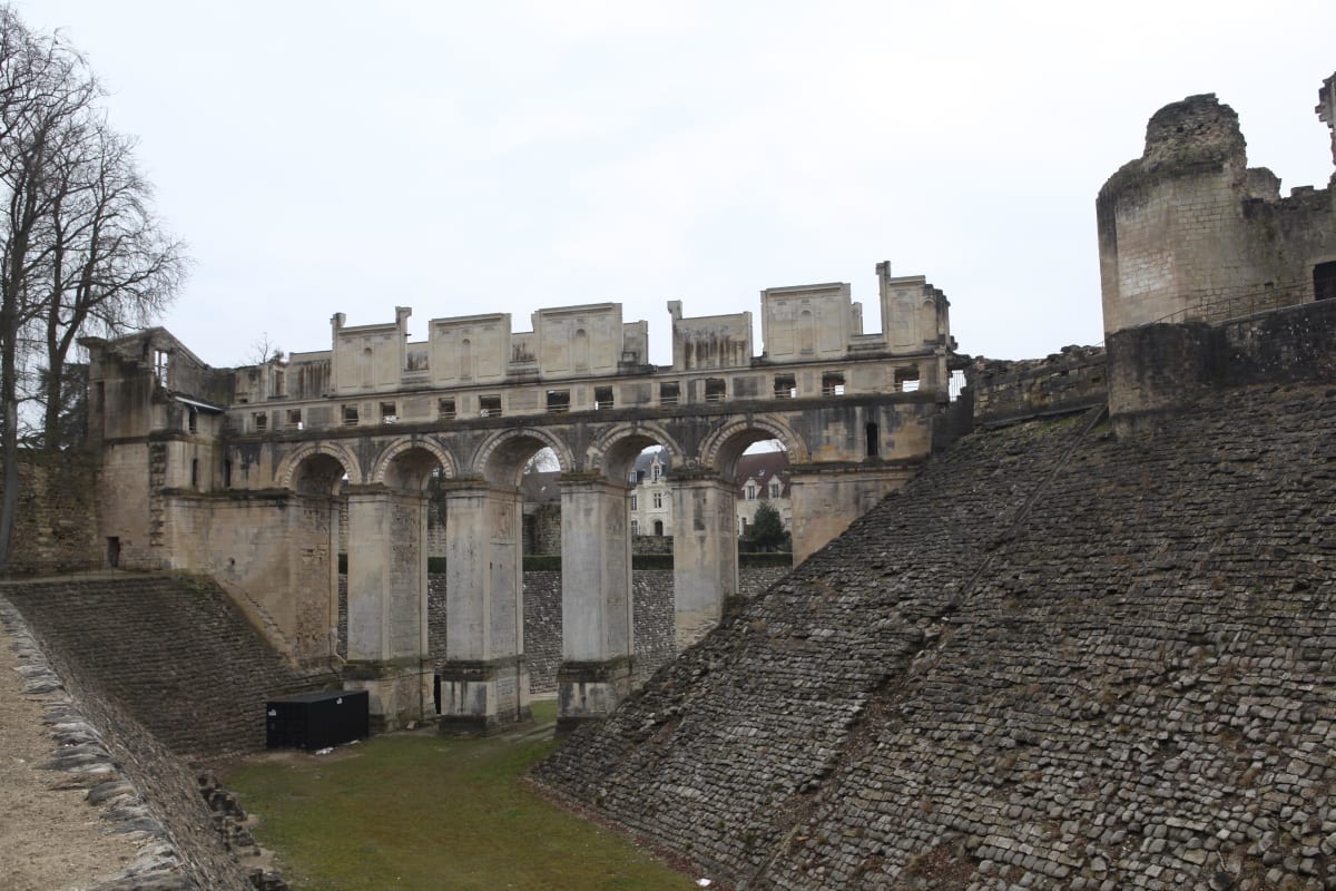 Zig et zag au château de Fère-en-Tardenois dans l'Aisne à VTT - Fère-en-Tardenois