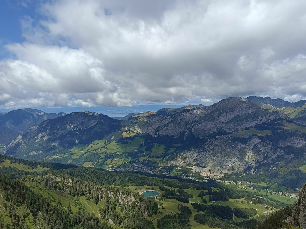 Uitgang van de lus naar de berghut van Trébentaz - La Chapelle-d'Abondance