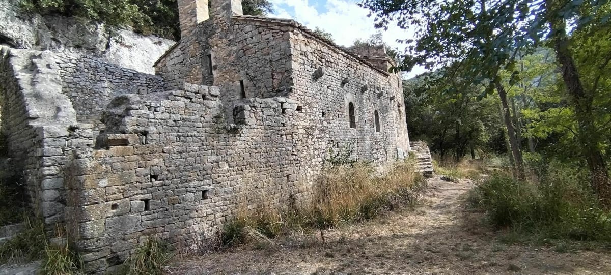 Découverte de l'ermitage à Collias - Collias