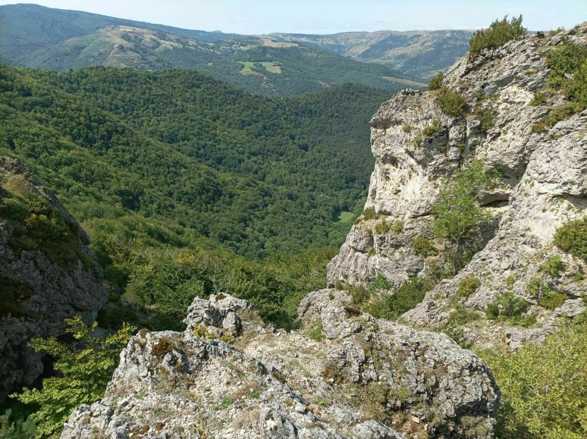 Le Sentier de Bézuc depuis le Pompidou - Le Pompidou