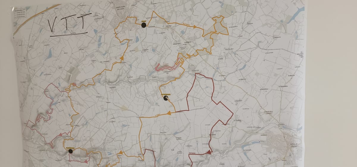 Rando VTT à Sainte-Flaive-des-Loups, par le Girouard - Sainte-Flaive-des-Loups
