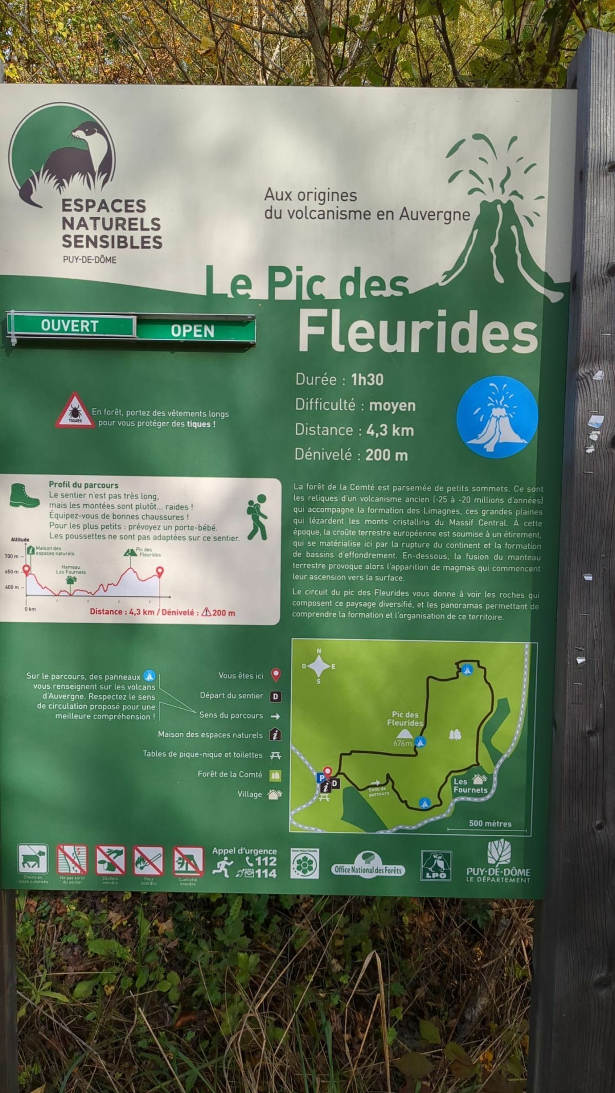 Le Pic des Fleurides et Comté - Sallèdes