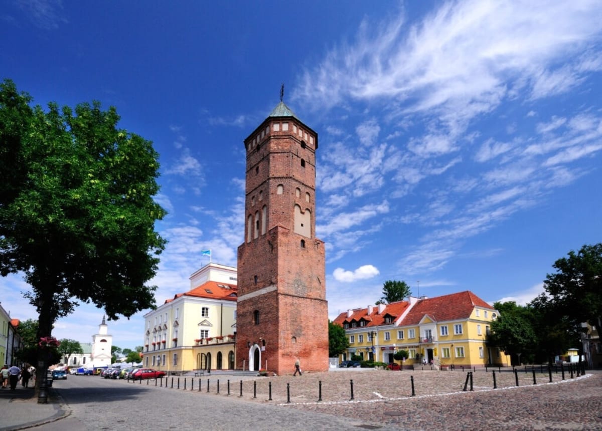 Nowy Rynek z Przystań z Świętojańska - Pułtusk