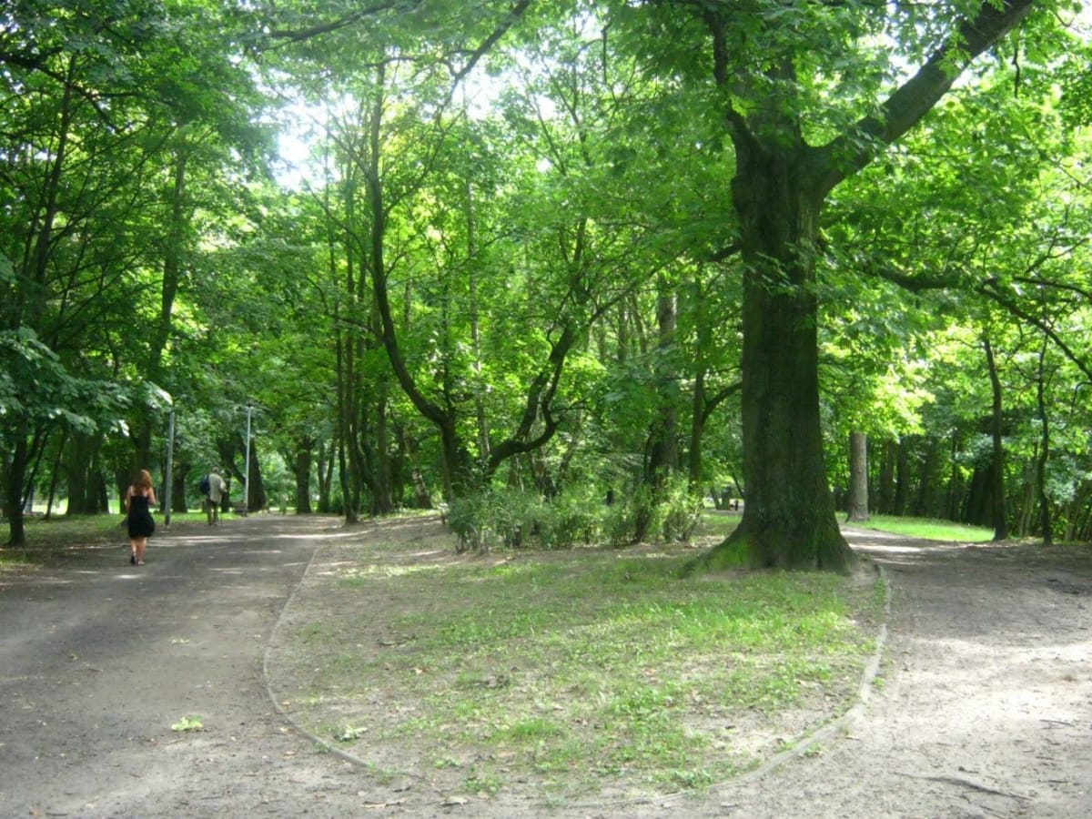 Przez dwa parki - Szczecin