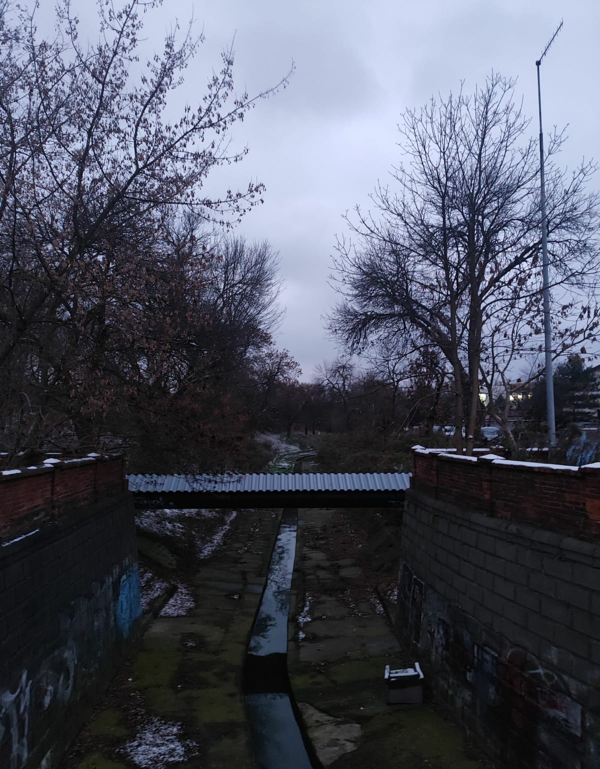 Slasem rzeki Jasień - Łódź