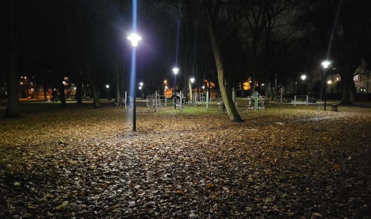 Pomorzany, pętla do treningu. - Szczecin