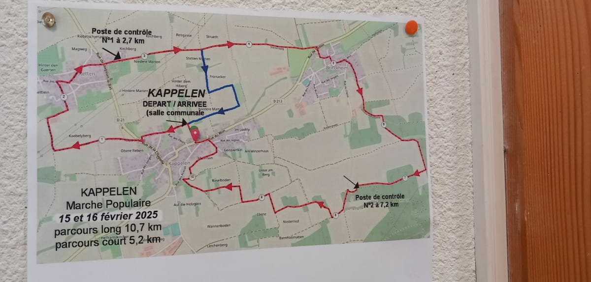 Marche populaire à Kappelen - Kappelen