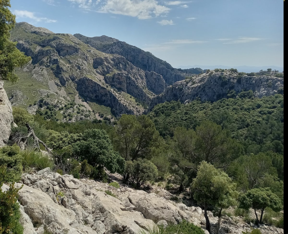 Boucle au dessus du lac de Cuber - Fornalutx