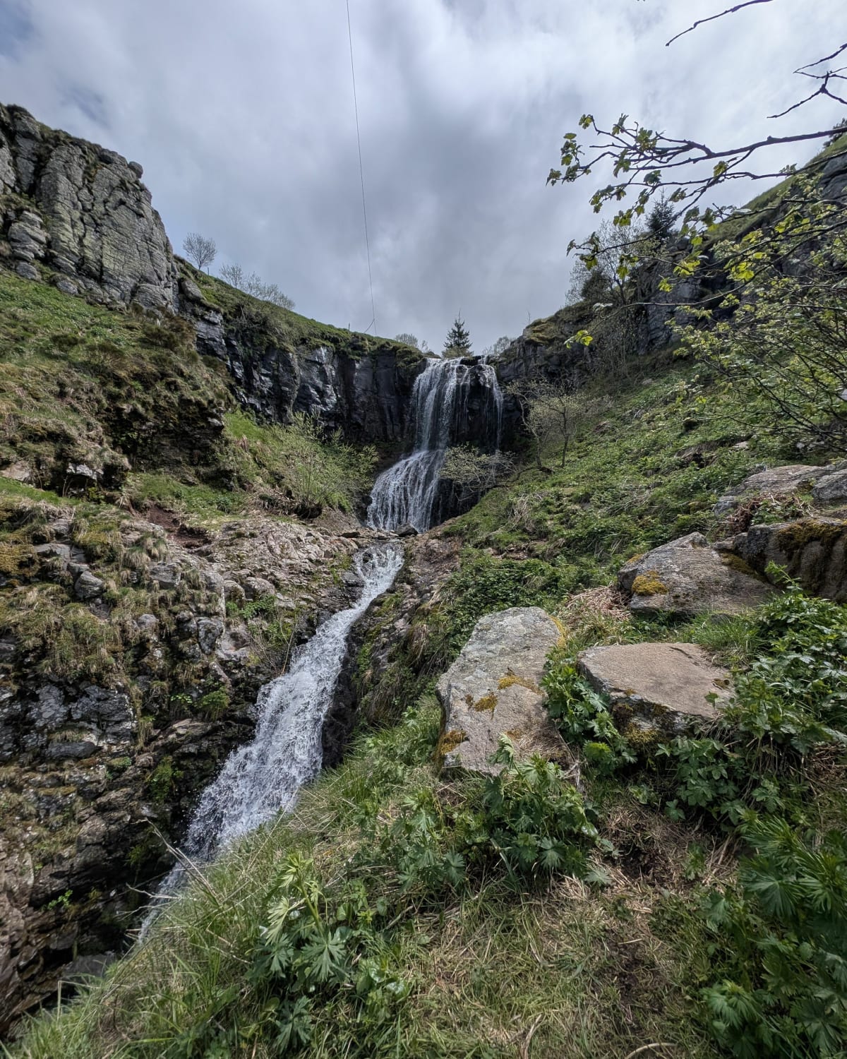 Accès rapide à la Cascade du Salins - Chaudeyrolles - Chaudeyrolles