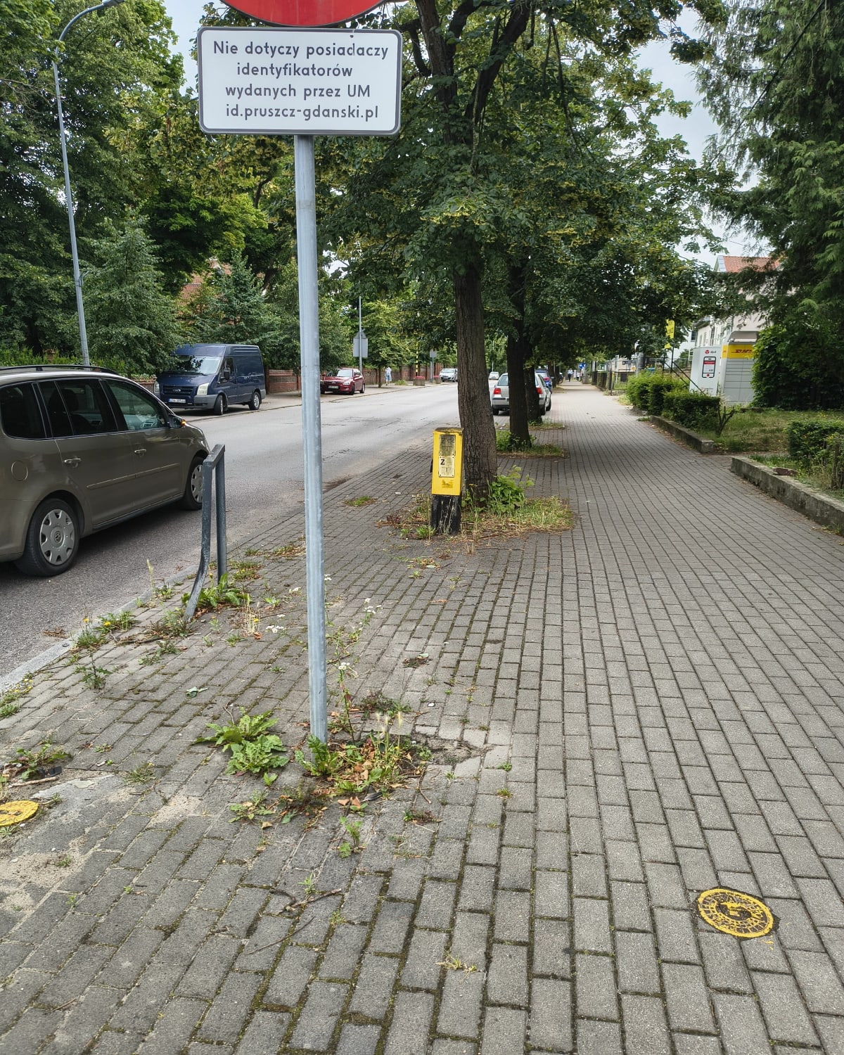 Droga z Pruszcza do Przyczółek - Pruszcz Gdański