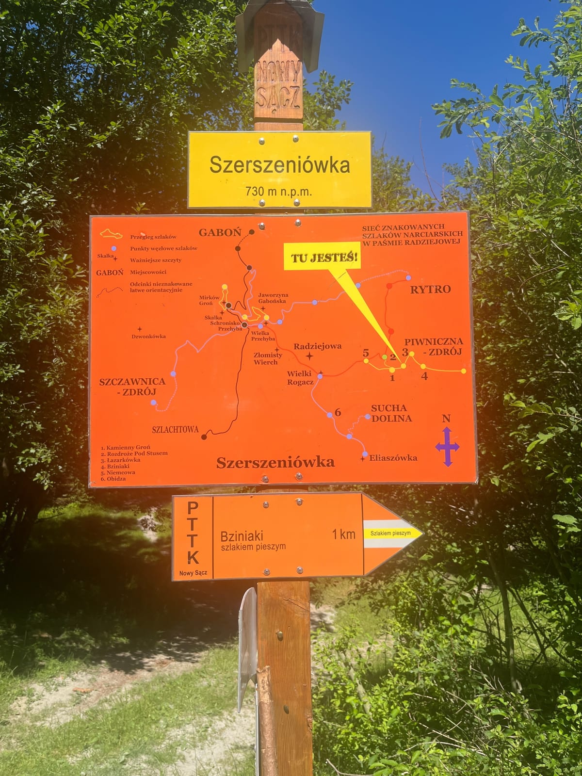 Niemcowa 963 m n.p.m. - Piwniczna-Zdrój