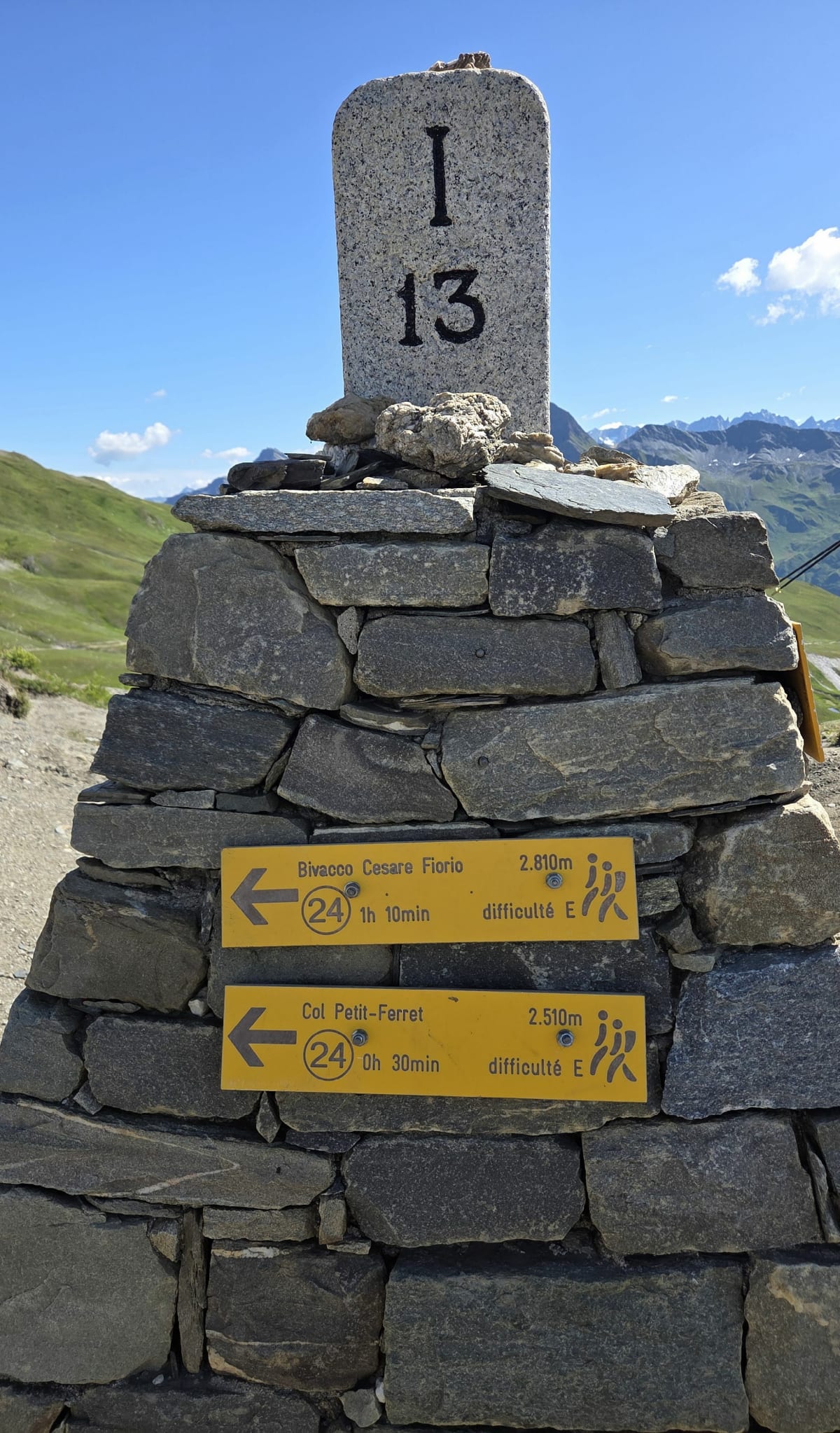 Aller-retour du refuge Elena à la tête de Ferret