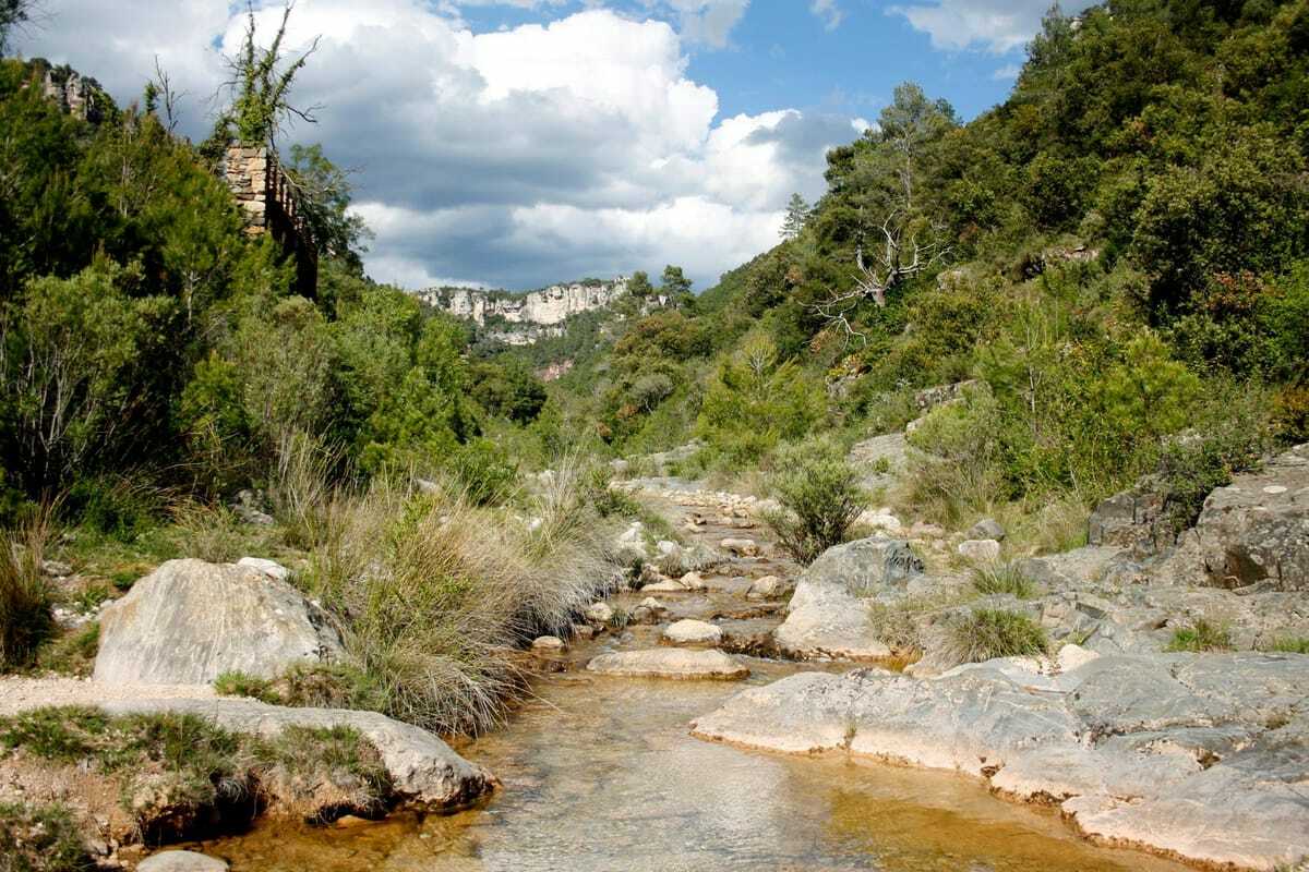 Randonnée à Cornudella de Montsant au départ de Presa del Pantà de Siurana - Cornudella de Montsant