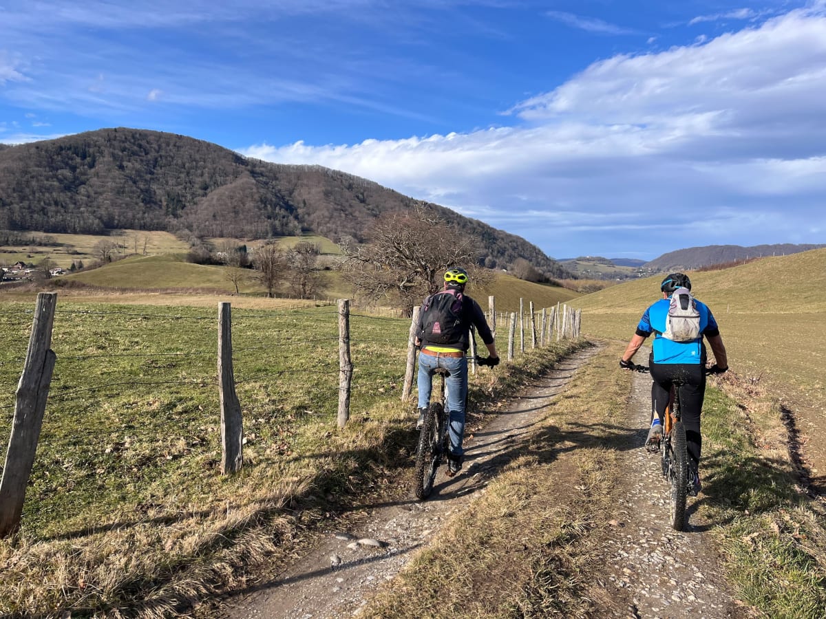 Balade VTT Crossey - Grand Souillet - Saint-Étienne-de-Crossey