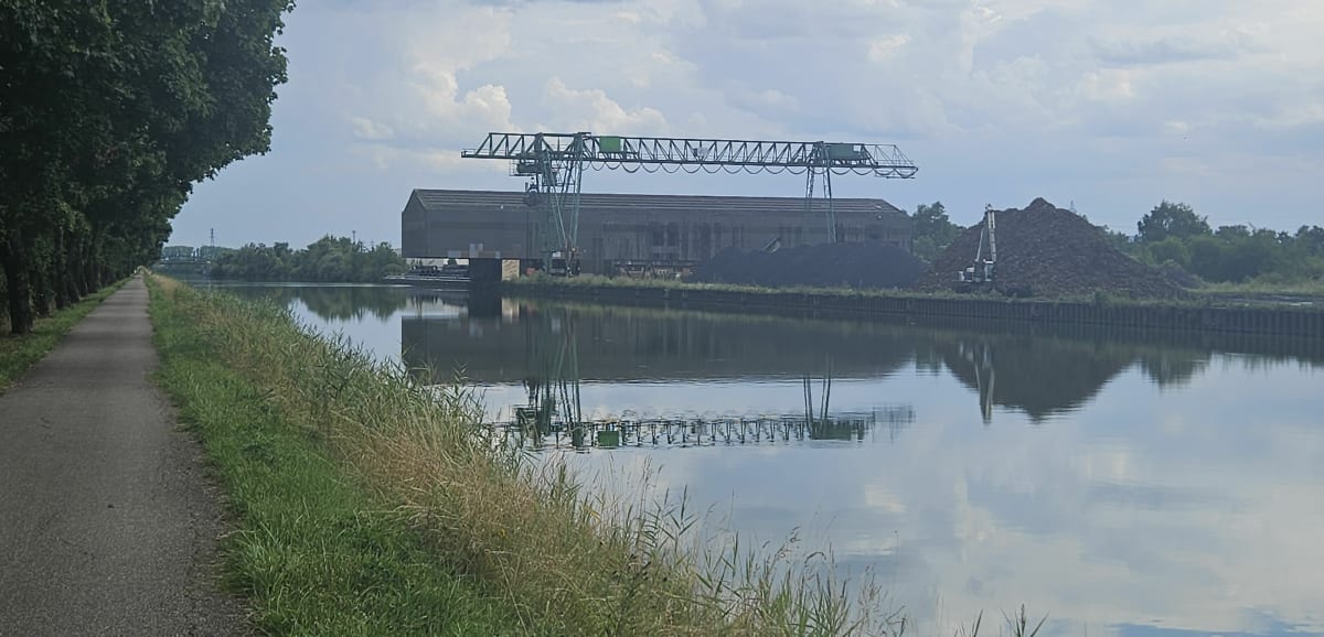 Thionville, le long de la Moselle - Thionville
