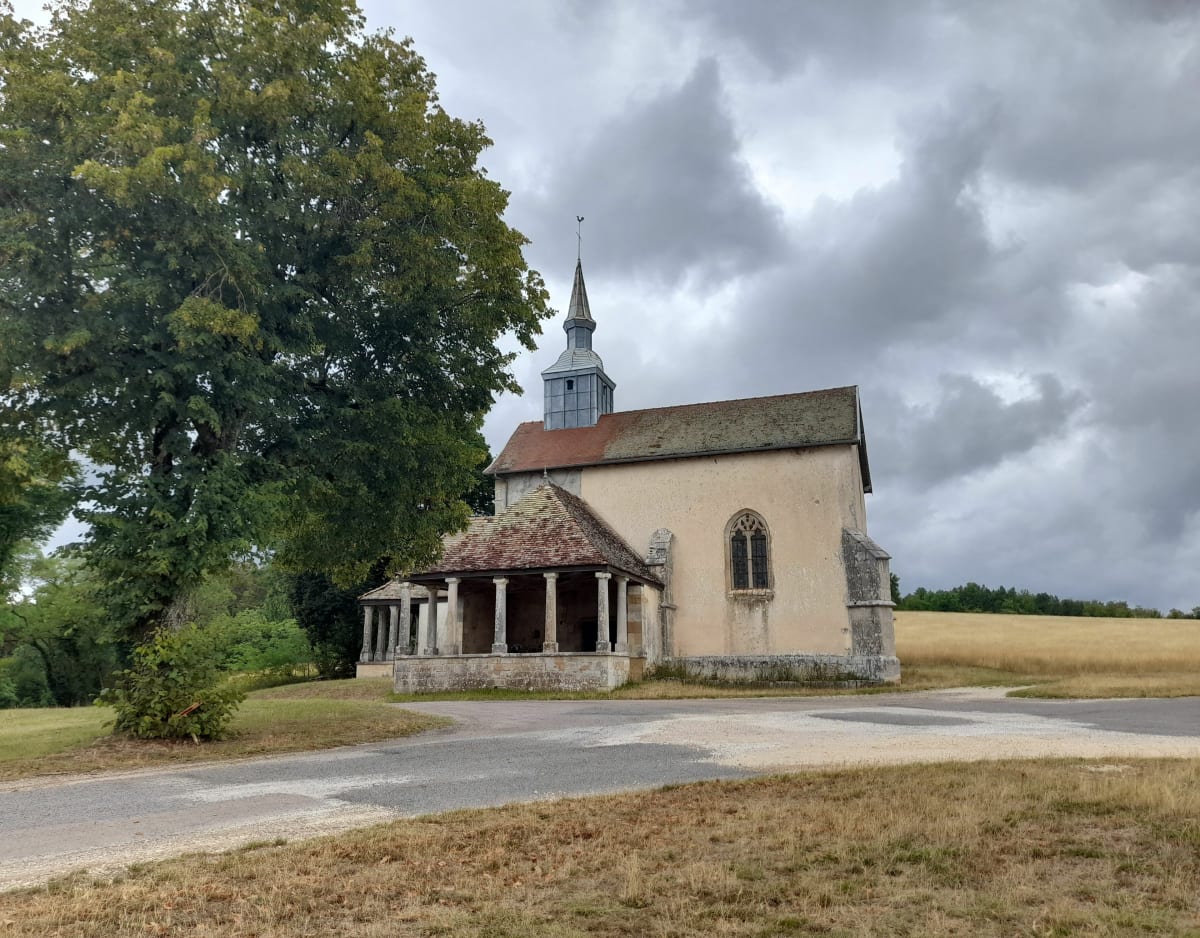 La chapelle Sainte-Gertrude à partir de Boussenois - Boussenois
