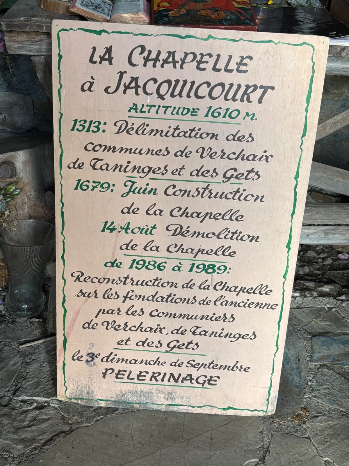 La chapelle de Jacquicourt - Verchaix