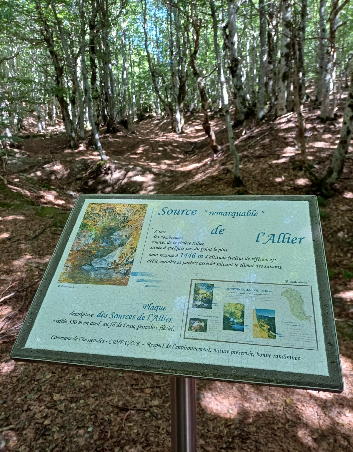 Source de l'Allier et Moure de la Gardille - Saint-Frézal-d'Albuges