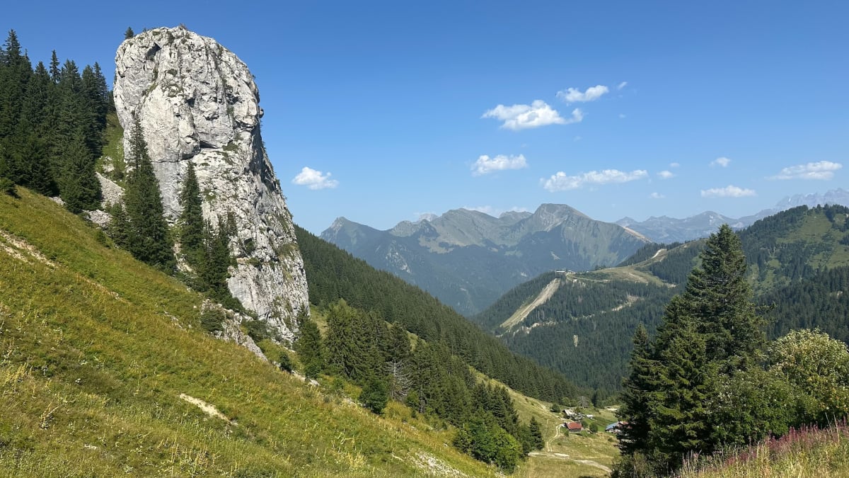 Col de la grande Treche - Col de Graydon - col des Follys - Saint-Jean-d'Aulps