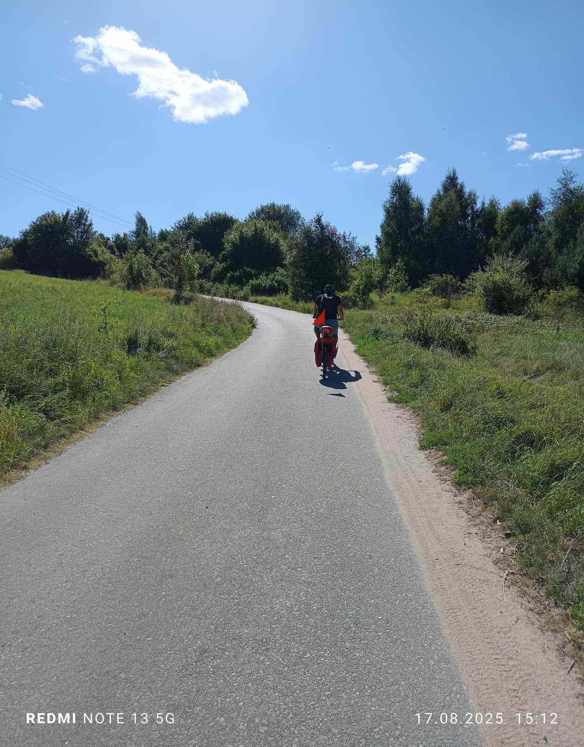 Trasa z Gdańska na przystań w Kolbudach i na Kowale - Kowale