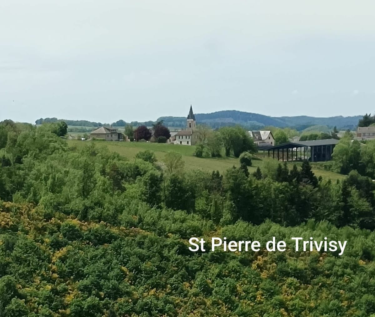 Campagne et forêt autour de St Pierre de Trivisy - Saint-Pierre-de-Trivisy
