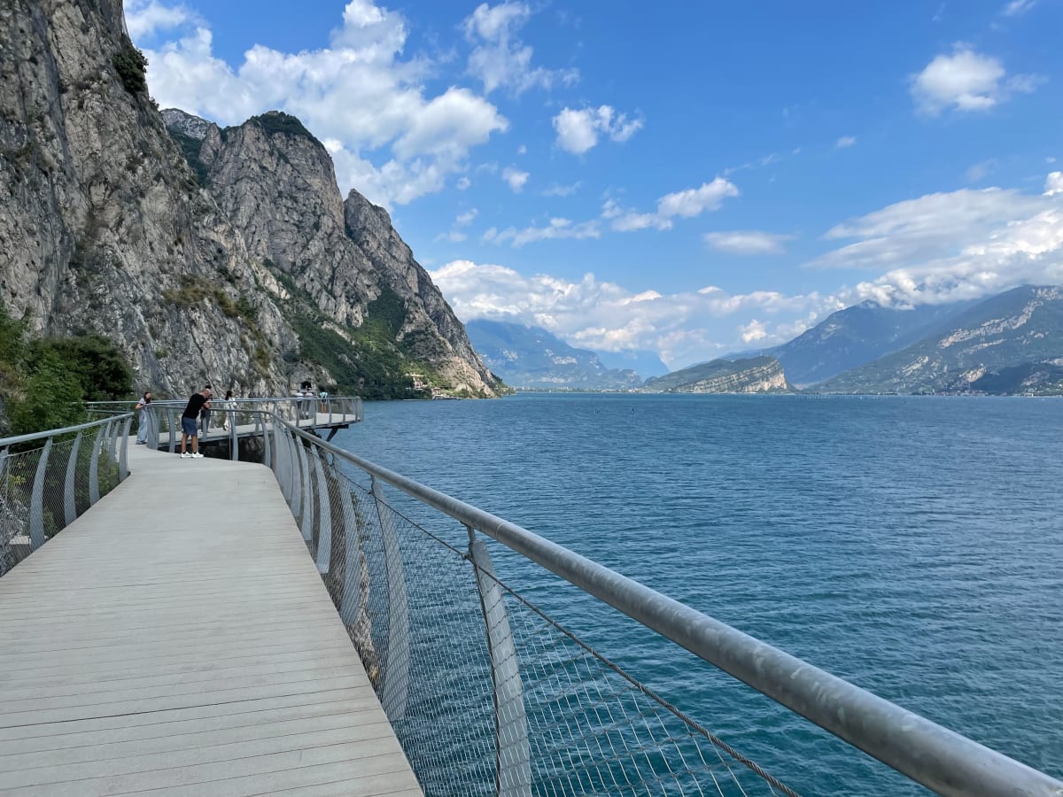 Limone passerelle du lac de garde - Limone sul Garda