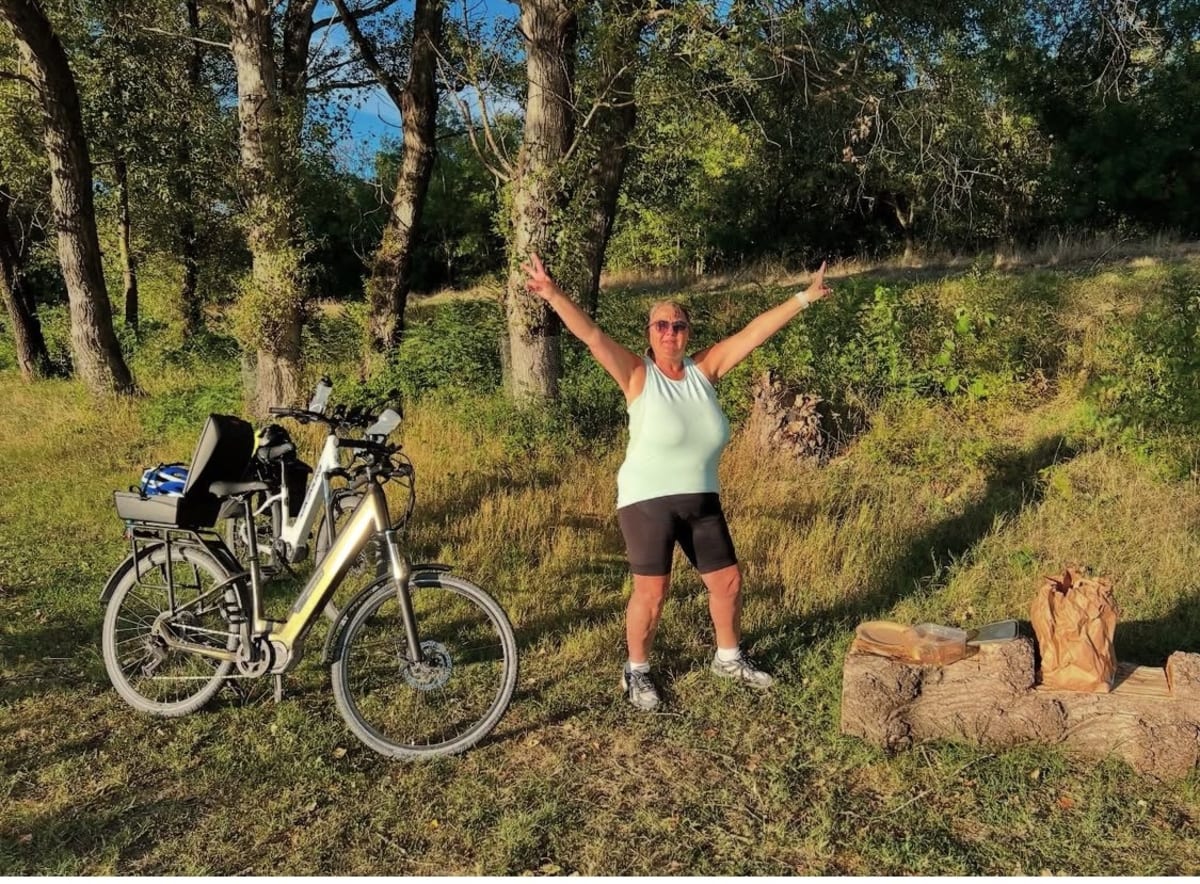 Vélo autour du Robinet, par Bourg-St-Andéol - Fabrice