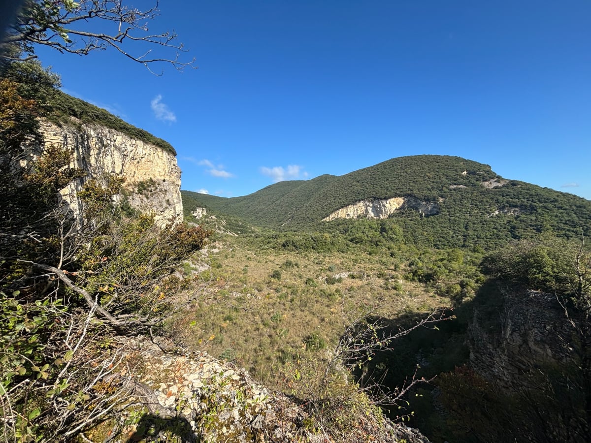 Au-dessus de Cruas depuis le château - Caroline