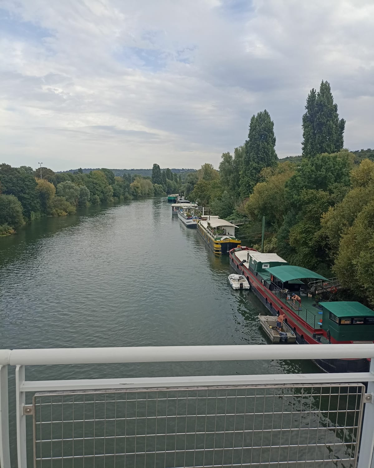 Promenade sur le chemin de halage à Le Pecq - Christine