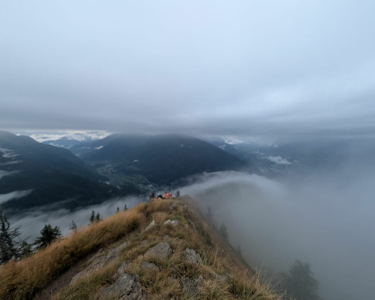 Roche Pourrie depuis le fort de Mont - Albertville
