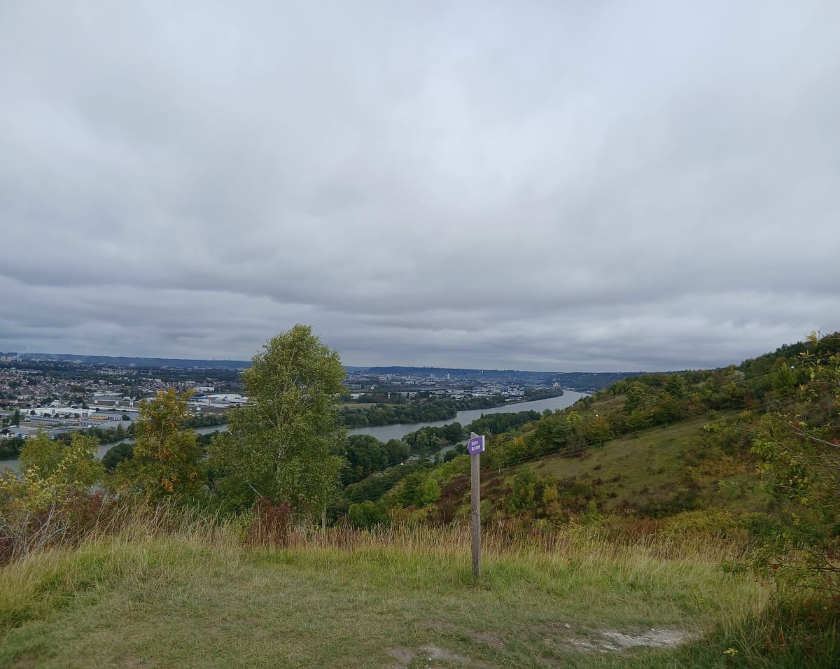 Tour du plateau Est de Rouen et vue panoramique - Christophe