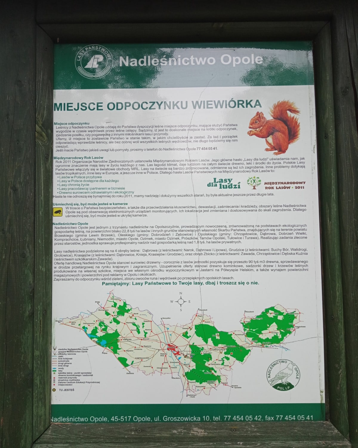 Miejsce odpoczynku Wiewiórka - Schodnia - Schodnia