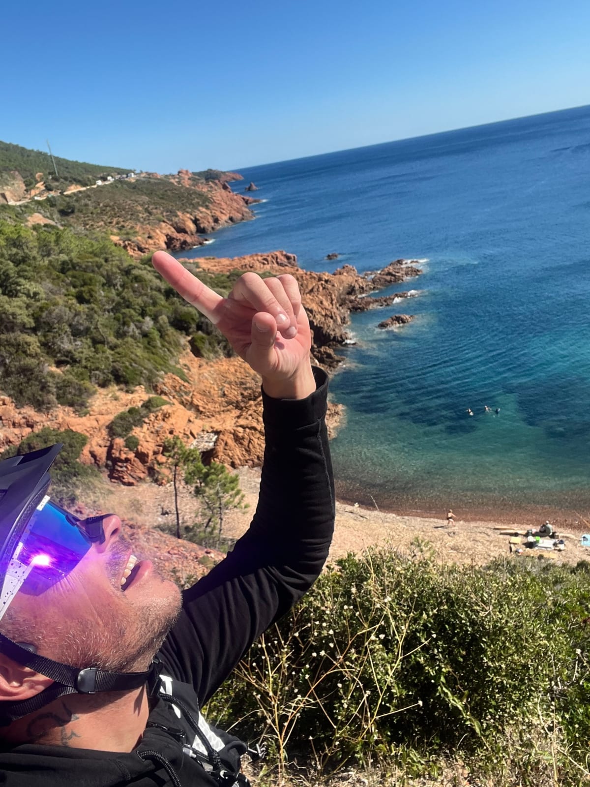 Sortie vélo , le bar sur loup / St Raphaël - YVONNICK