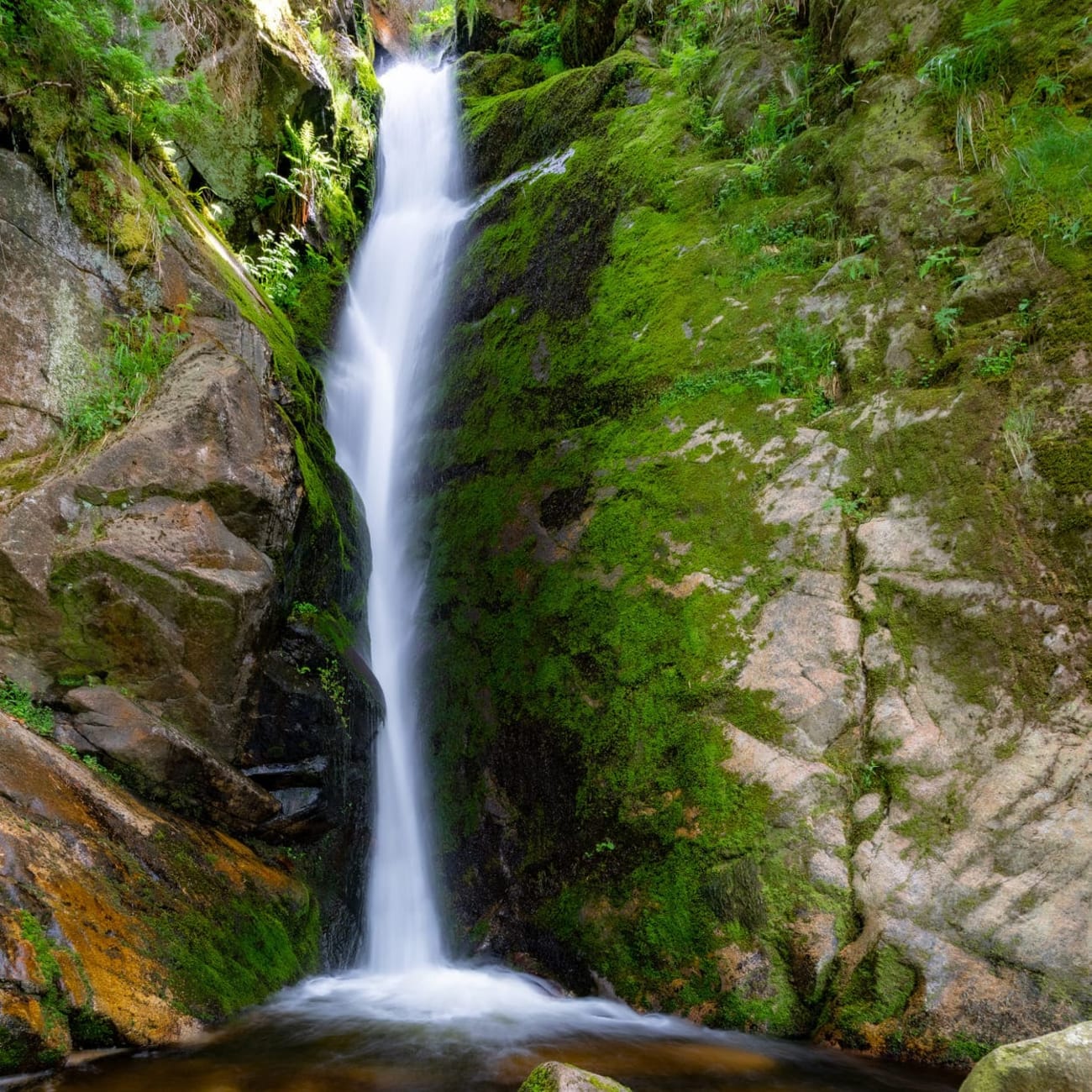 La cascade du Rudlin dans les Vosges