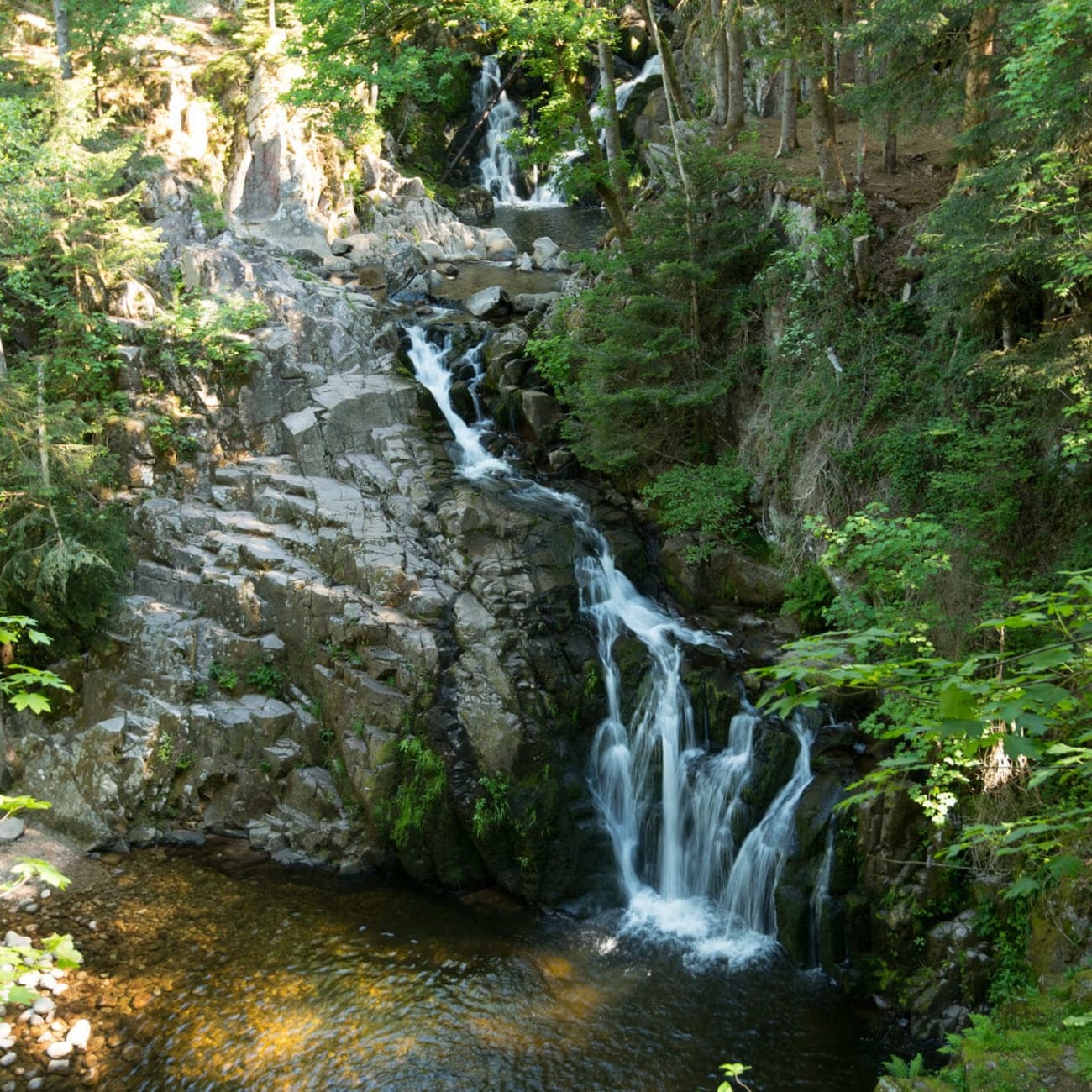 La cascade du Saut du Bouchot dans les Vosges