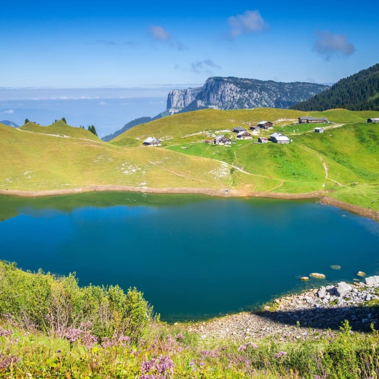 Lacs Haute-Savoie : randonnée au lac de Lessy