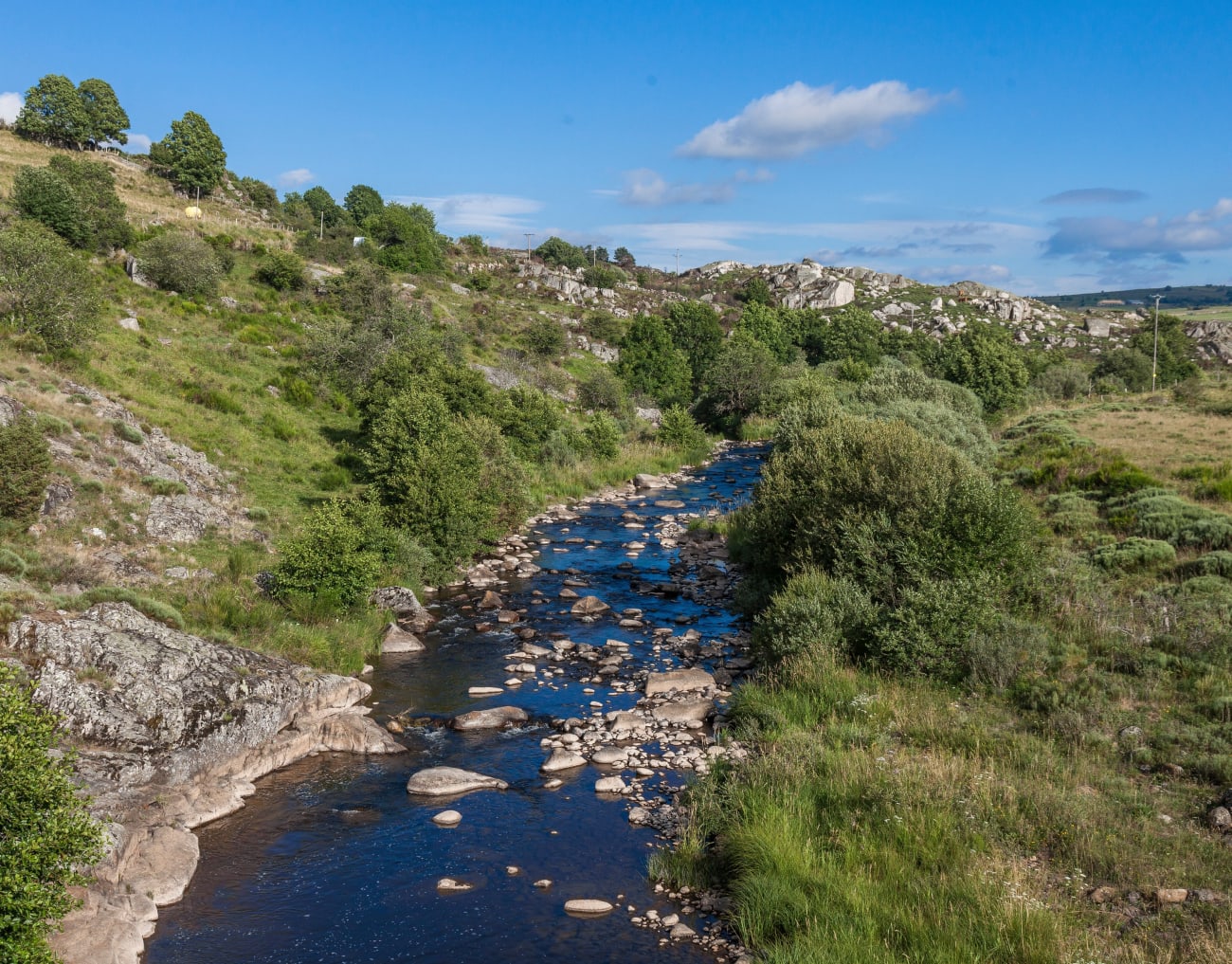 Randonnée Aubrac : vue plongeante sur les gorges du Bès