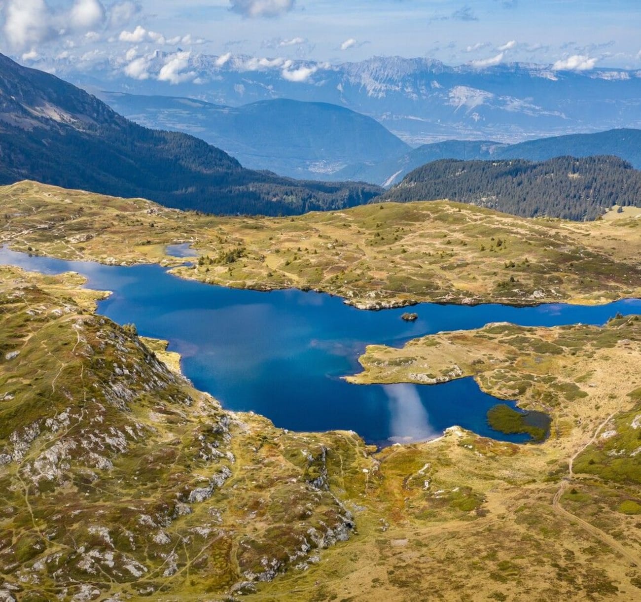 Photo du lac Fourchu à proximité du lac du Poursollet.