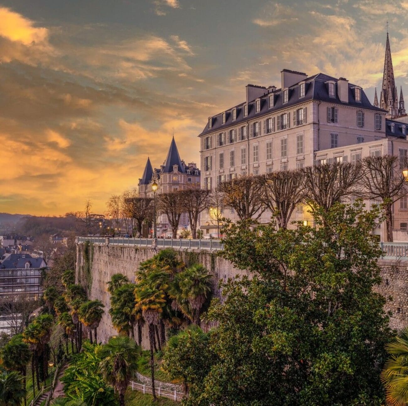 Photo du château de Pau lors d'une balade dans la ville.