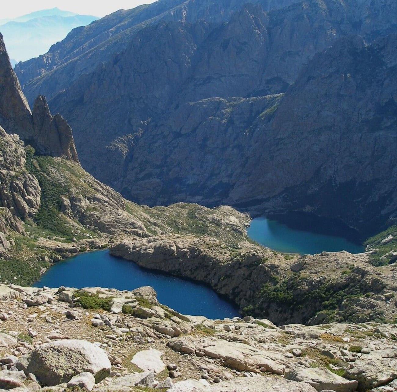 Les lacs de Melo et de Capitello en Haute-Corse.
