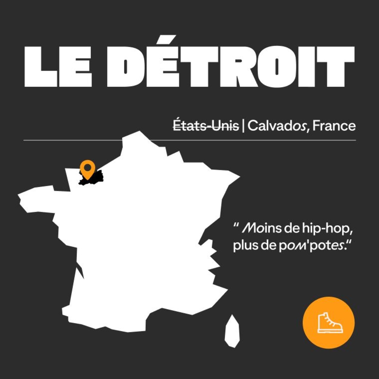 Tour du monde en France : carte France sur fond noir