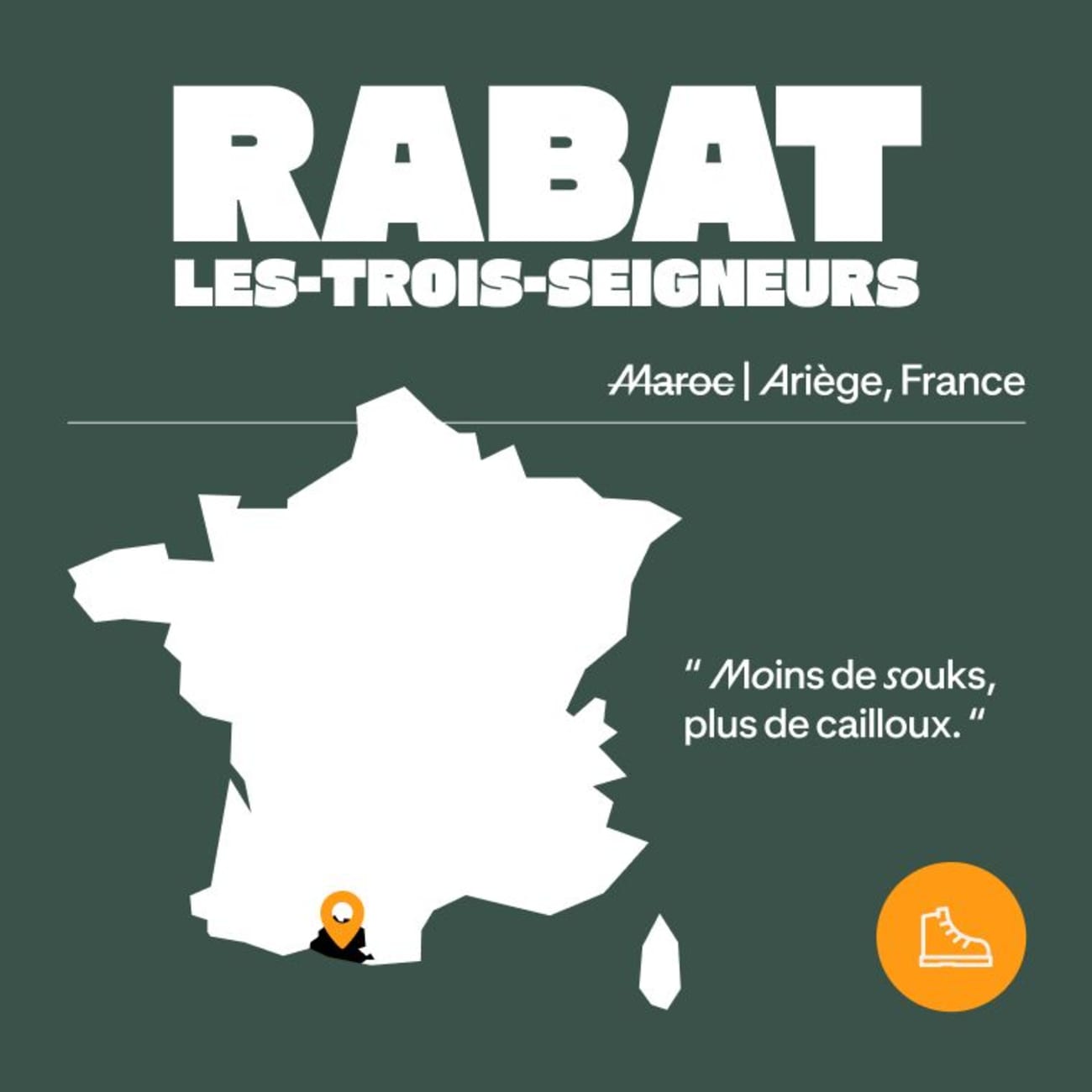 Tour du monde en France : carte France sur fond vert foncé