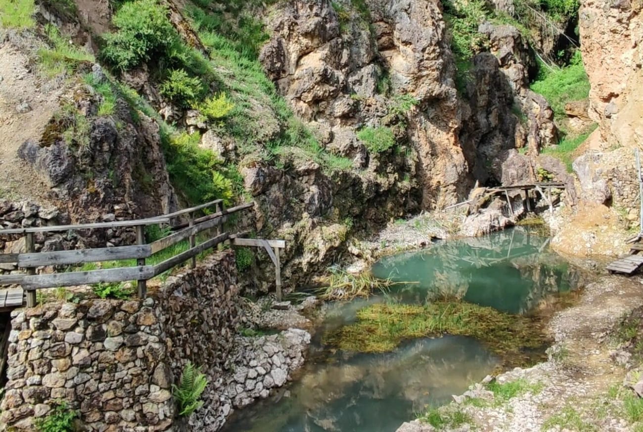 Sentier de la cascade de l'Erzenbach.