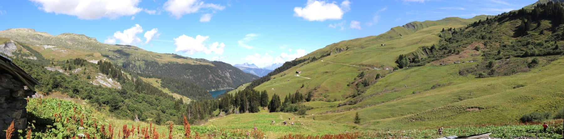 Randonnée Arêches-Beaufort - Lacs de la Tempête, de Saint-Guérin et passerelle himalayenne