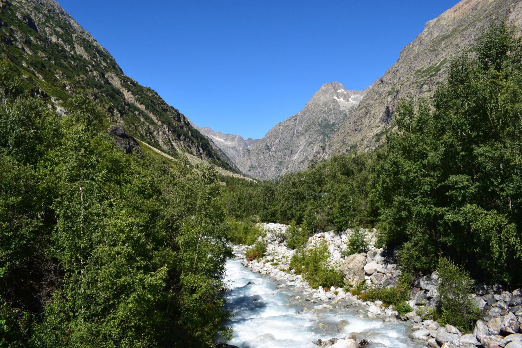 Randonnée Saint-Christophe-en-Oisans - Au cœur des Ecrins et longer Le Vénéon depuis La Bérarde