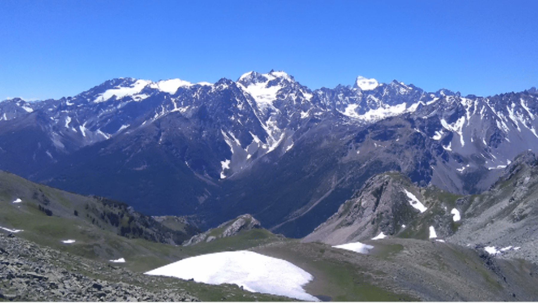 Randonnée Le Monêtier-les-Bains - Col du Chardonnet et son superbe lac de la Mine